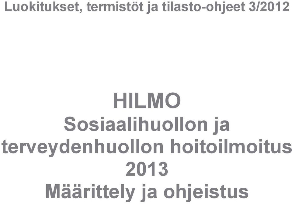 Sosiaalihuollon ja