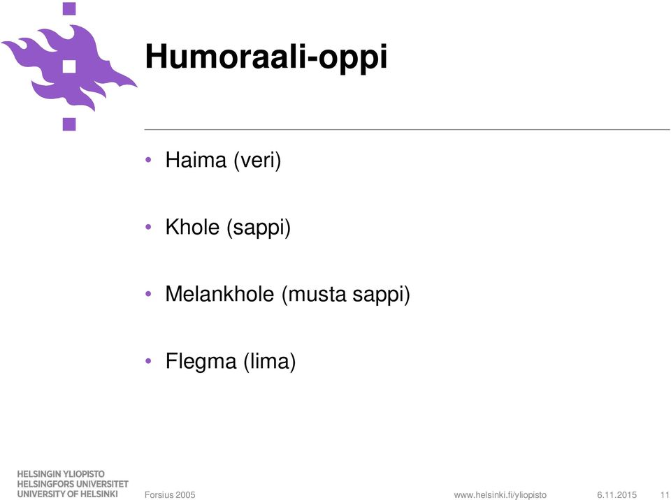 Melankhole (musta sappi)