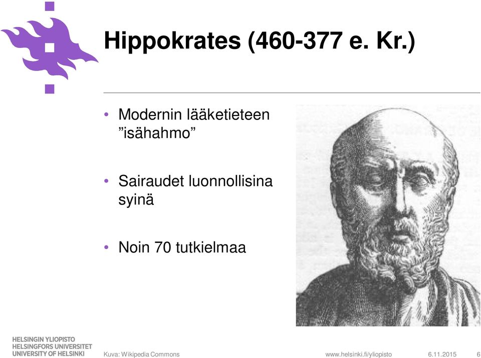 Sairaudet luonnollisina syinä Noin