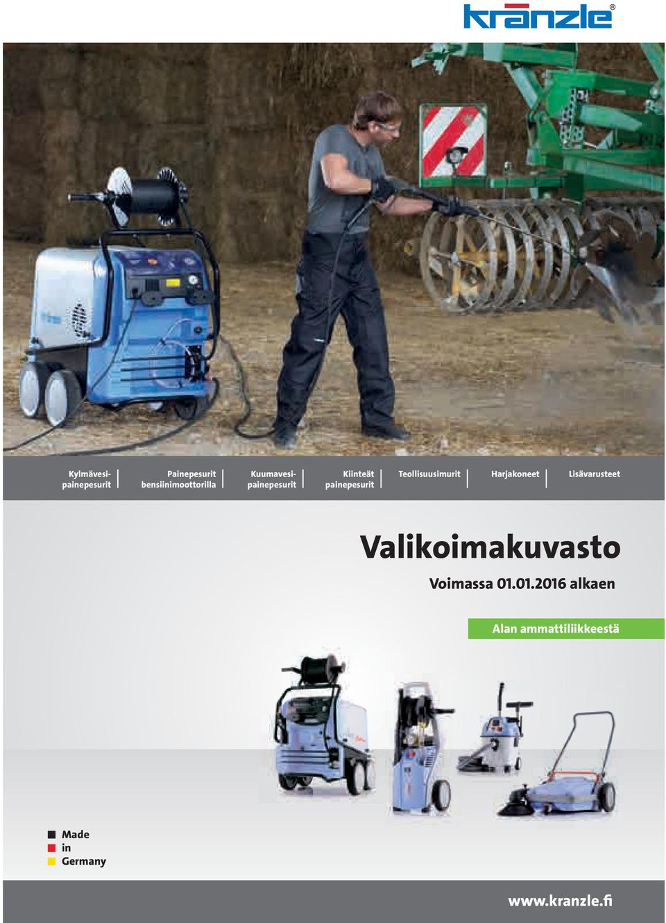 Teollisuusimurit Harjakoneet Lisävarusteet Valikoimakuvasto