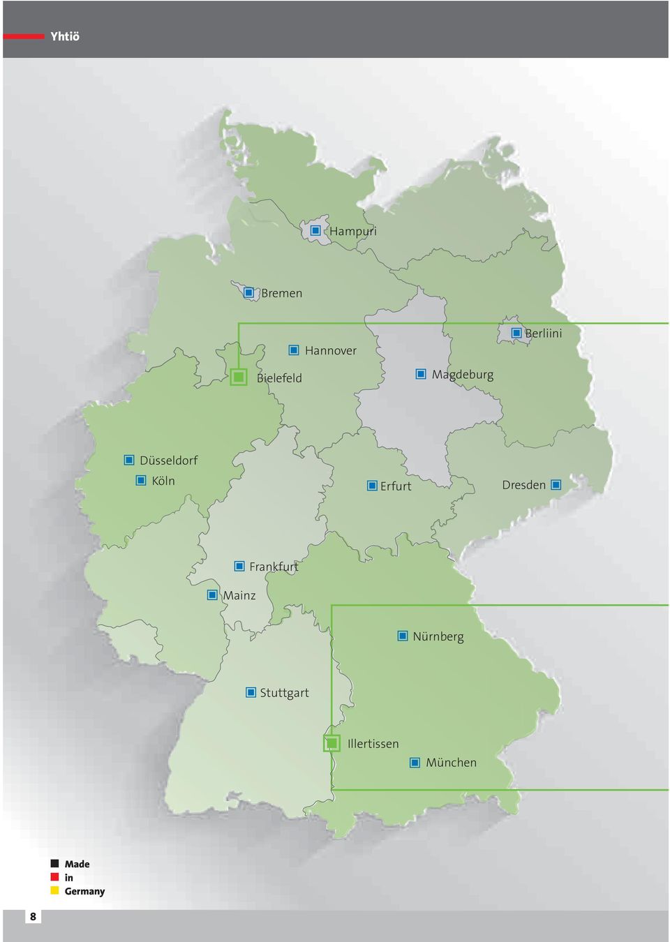 Erfurt Dresden Mainz Frankfurt Nürnberg