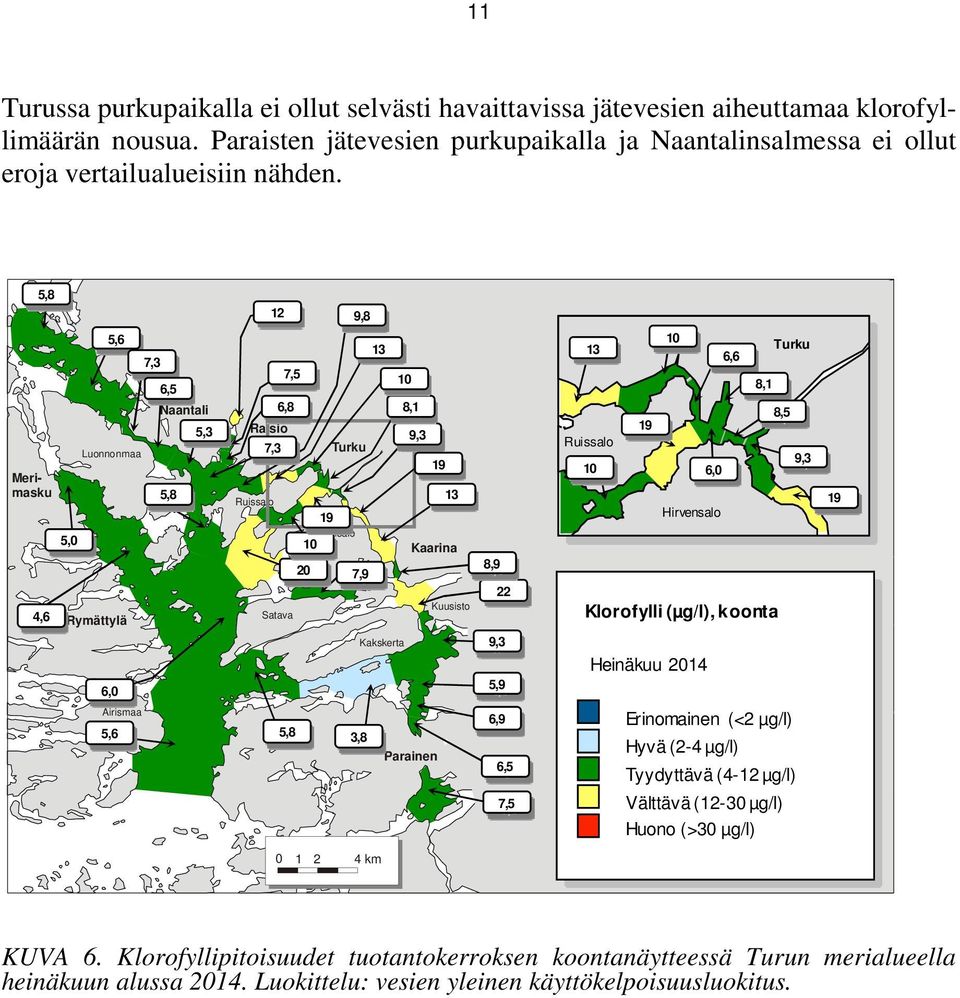 5,8 Merimasku 4,6 5,0 5,6 Luonnonmaa Rymättylä 6,0 7,3 6,5 Naantali 5,8 5,3 Raisio 12 7,3 7,5 6,8 Satava 19 10 20 9,8 7,9 13 Kakskerta 10 8,1 9,3 19 13 Kaarina Kuusisto 8,9 22 9,3 5,9 13 10 19