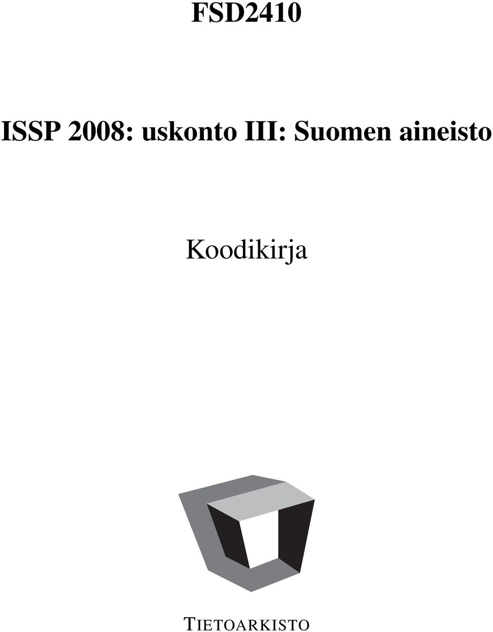 III: Suomen