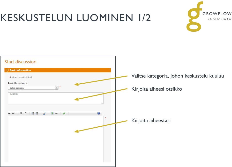 keskustelu kuuluu Kirjoita