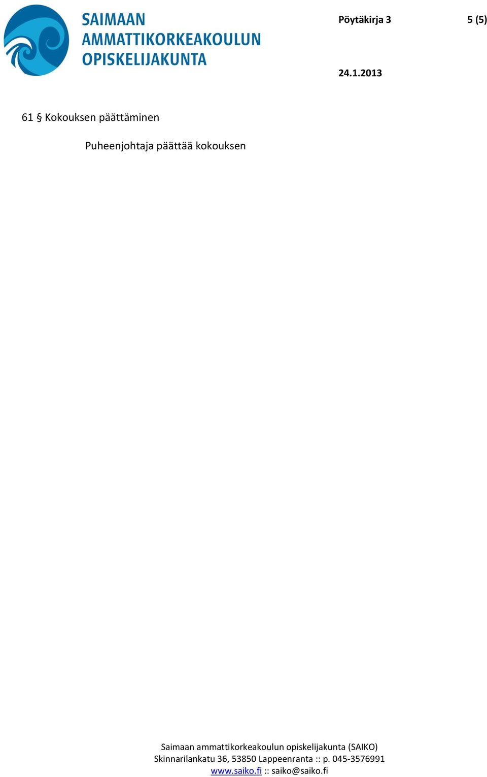päättäminen