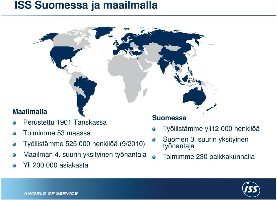 suurin yksityinen työnantaja Yli 200 000 asiakasta Suomessa Työllistämme