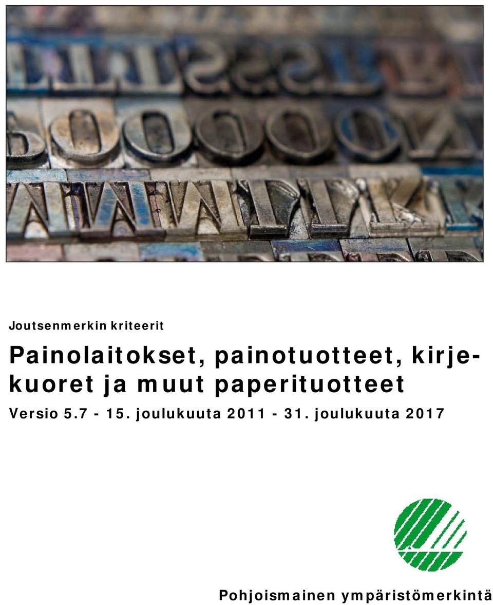 paperituotteet Versio 5.7-15.