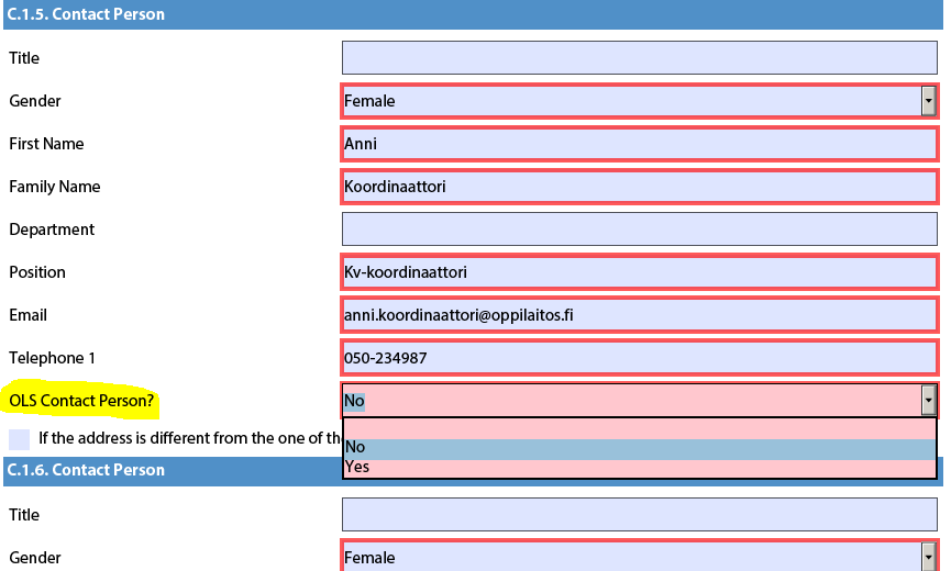 OLS = Online Linguistic Support yhteyshenkilö kysytään jo