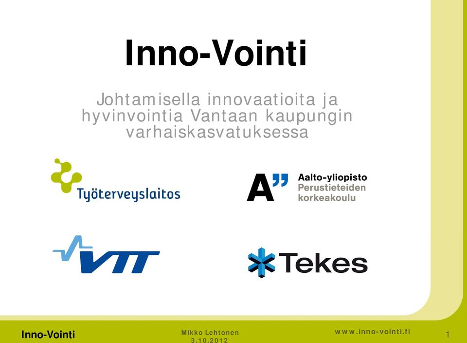 hyvinvointia Vantaan