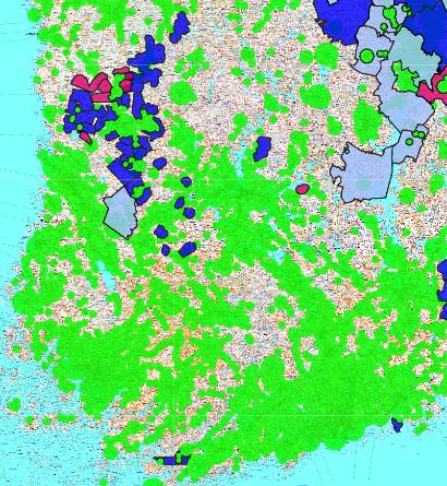 66 Vuoden 2014 tiedot: - Maakuntakaavaa varten on selvitetty ja osoitettu tuulivoima-alueita. Alueiden sijoittumisella on merkitystä sähköverkon kapasiteetin vaatimuksiin.