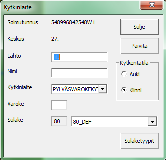 muuntamolla 27. Kuva 7.4.1.