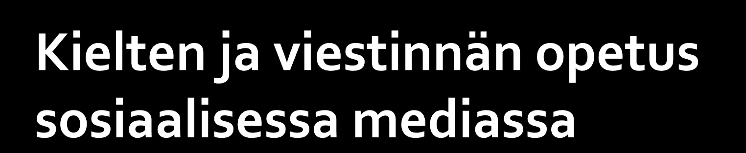 Sovelluksia voisivat olla esimerkiksi: Tutustuminen kohdemaan kulttuuriin ja bloggaus siitä Tapatietous ja bloggaaminen aiheesta tai wikikirjoitukset Seminaarit verkon välityksellä -> webinaarit