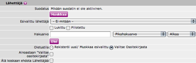 4 1.2 Uusi tulostussuosikki Klikataan Ylläpito > Tulostussuosikit, jonka jälkeen. Perustiedot -lohkossa annetaan tulostussuosikille sille sopiva nimi sekä tarvittaessa tarkempi kuvaus.