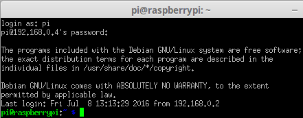 9 2.5. Miten loggaudutaan Raspiin Putty-ohjelmalla. Käynnistä Putty Kirjoita Host Name-ikkunaan Raspi-kortin IP-osoite. Oletusportti on 22, Connection type SSH.