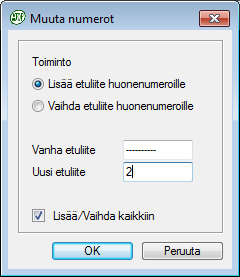 Aluejako 1/2 Kohteen/projektin työmäärälaskenta ruudulta päästään aluejakoon painamalla painiketta Aluejako.