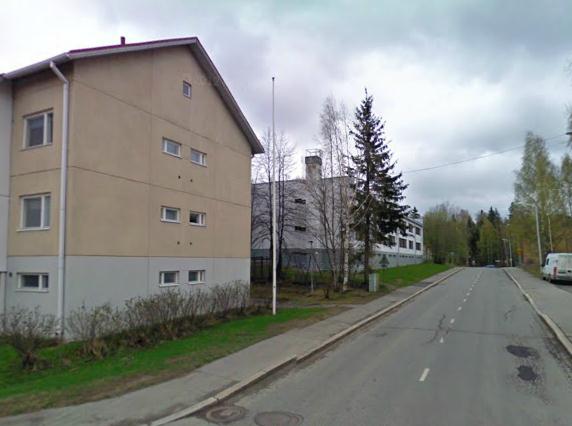kaava-alueelle pohjoisesta.