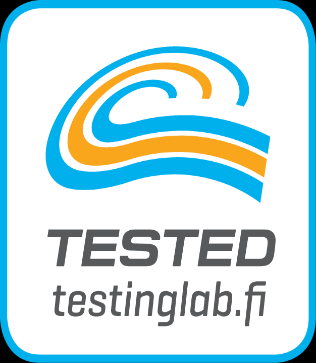 Tested-tunnus Testattu Testing Labissa on merkki laadusta!