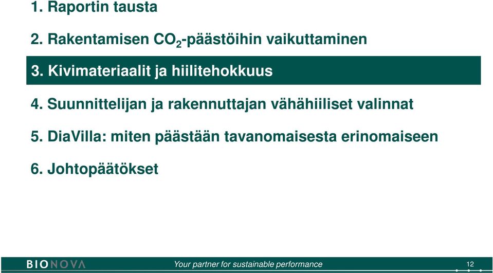 Kivimateriaalit ja hiilitehokkuus 4.