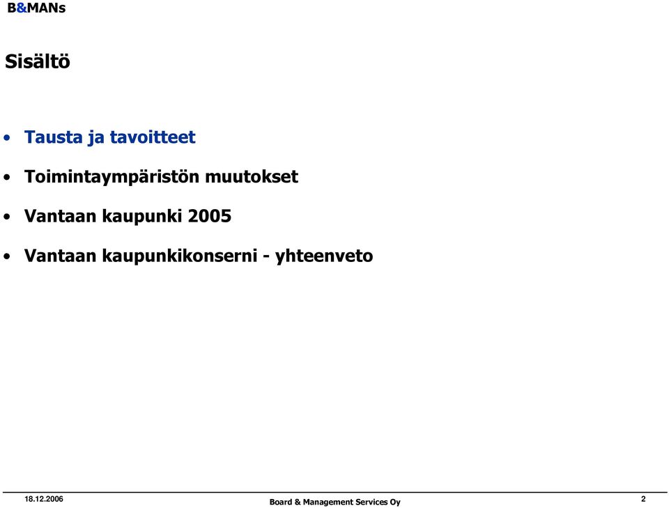 Vantaan kaupunki 2005 Vantaan