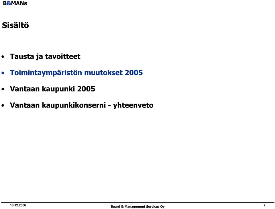 Vantaan kaupunki 2005 Vantaan