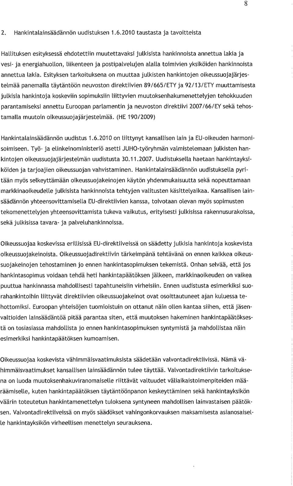 yksiköiden hankin noista annettua lakia.