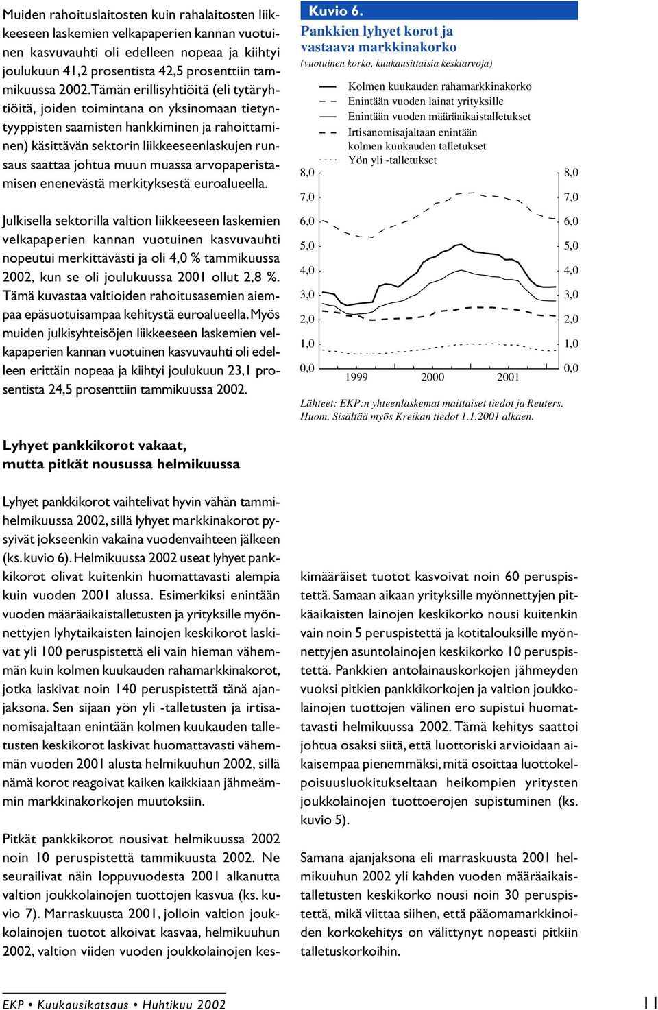 muassa arvopaperistamisen enenevästä merkityksestä euroalueella.