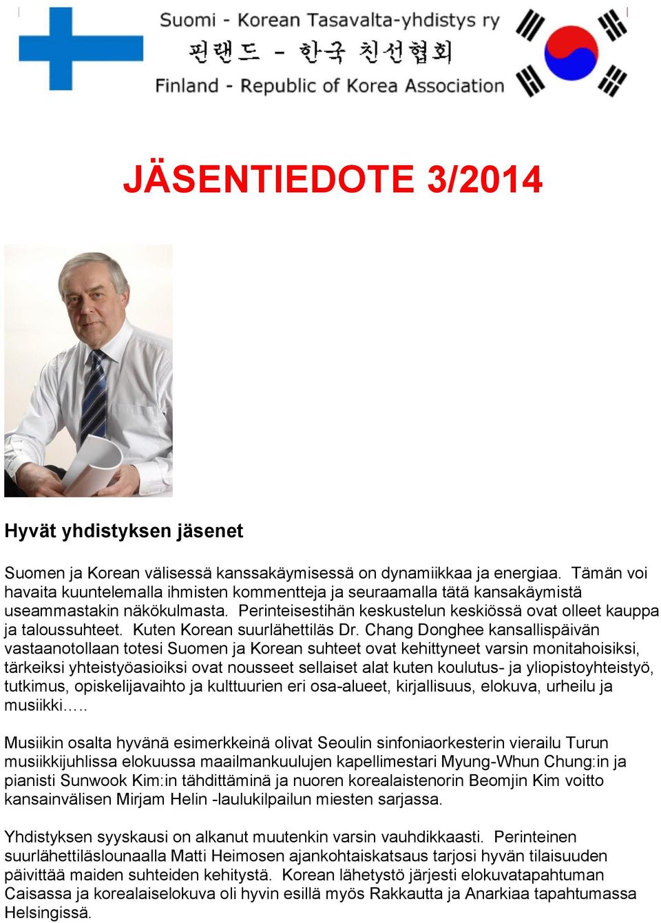 Kuten Korean suurlähettiläs Dr.