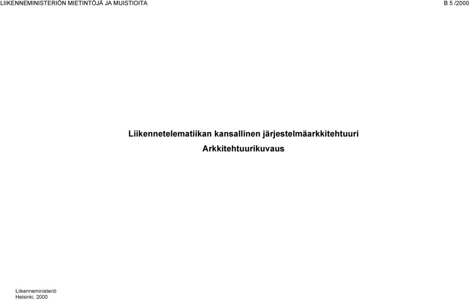 kansallinen järjestelmäarkkitehtuuri