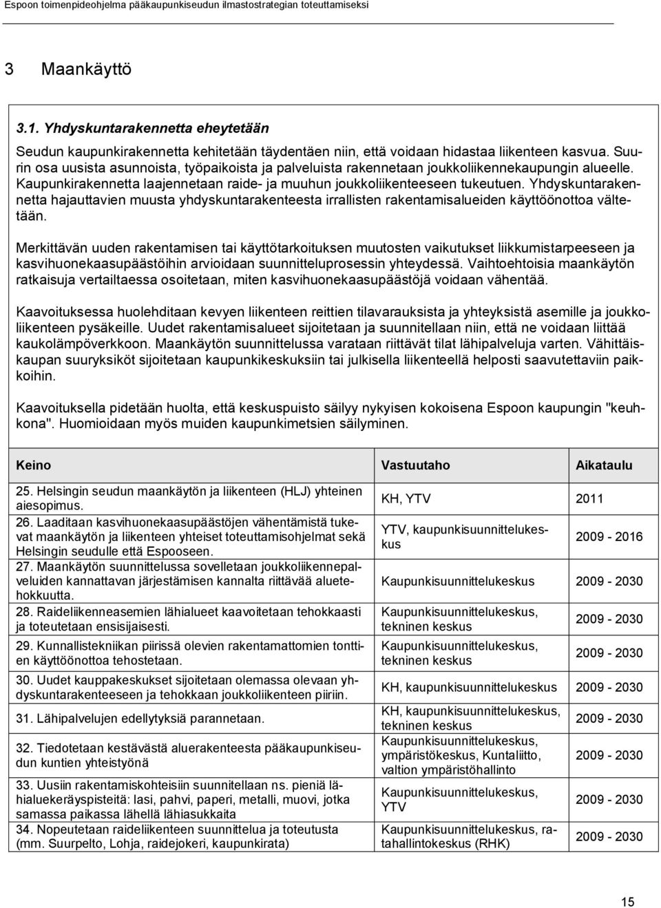 Yhdyskuntarakennetta hajauttavien muusta yhdyskuntarakenteesta irrallisten rakentamisalueiden käyttöönottoa vältetään.