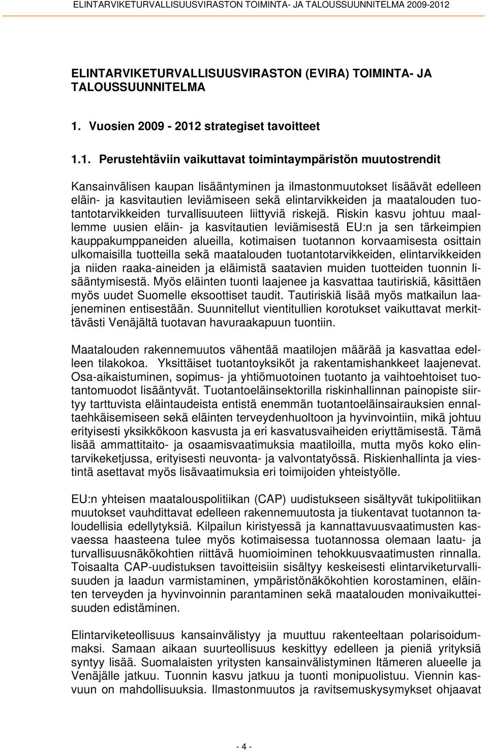 strategiset tavoitteet 1.
