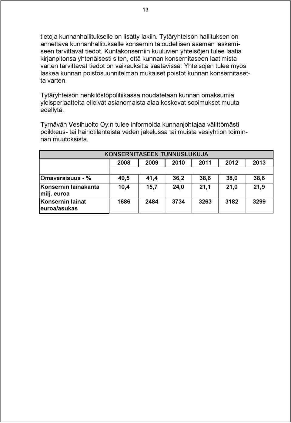 Yhteisöjen tulee myös laskea kunnan poistosuunnitelman mukaiset poistot kunnan konsernitasetta varten.