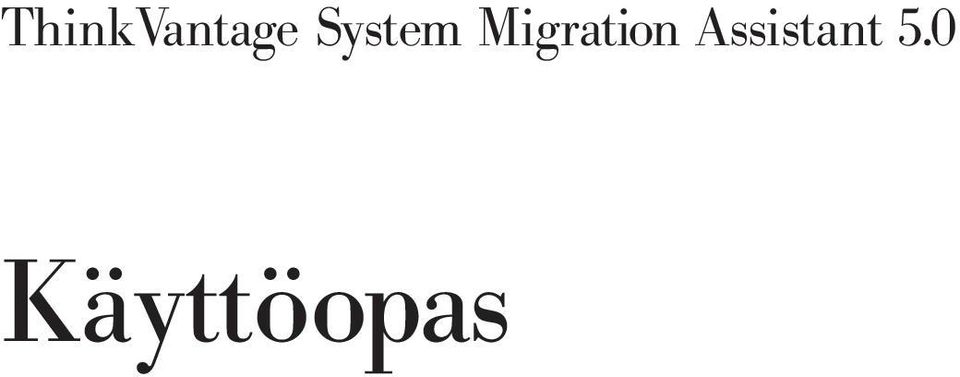 Migration