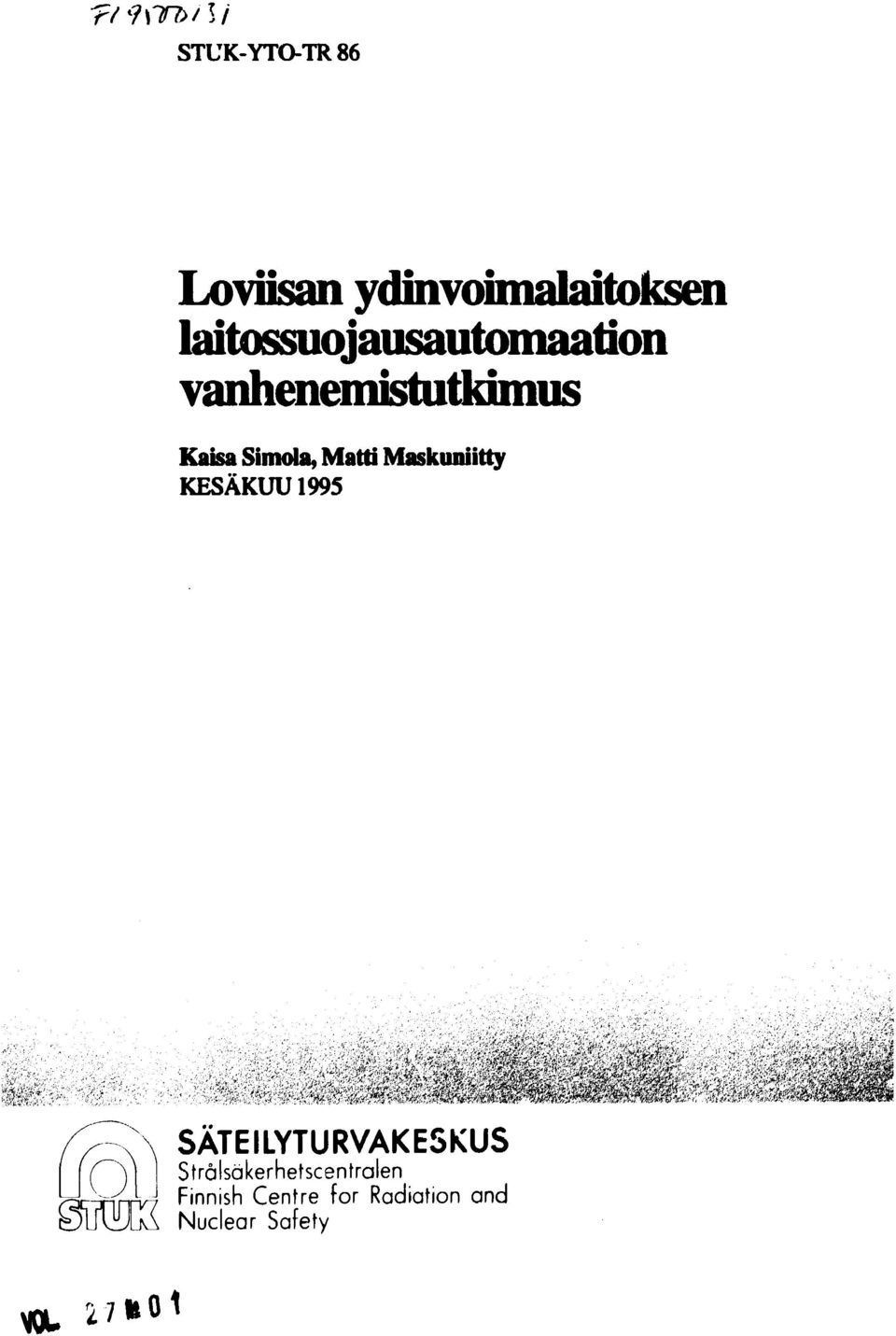 Maskuniitty KESÄKUU 1995 i;?