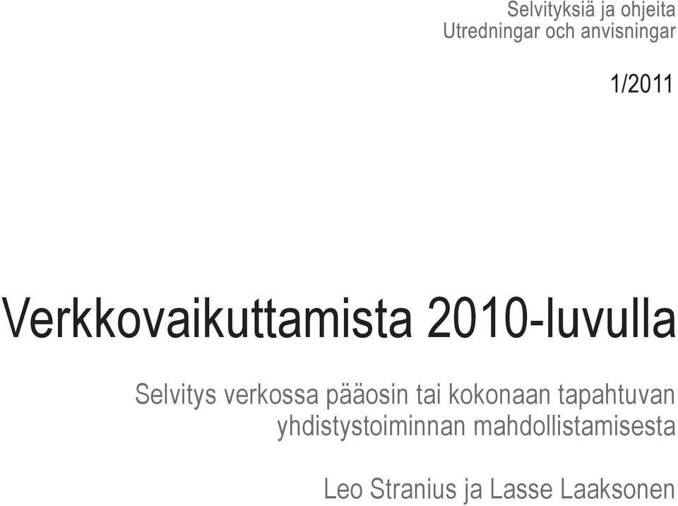 tapahtuvan yhdistystoiminnan