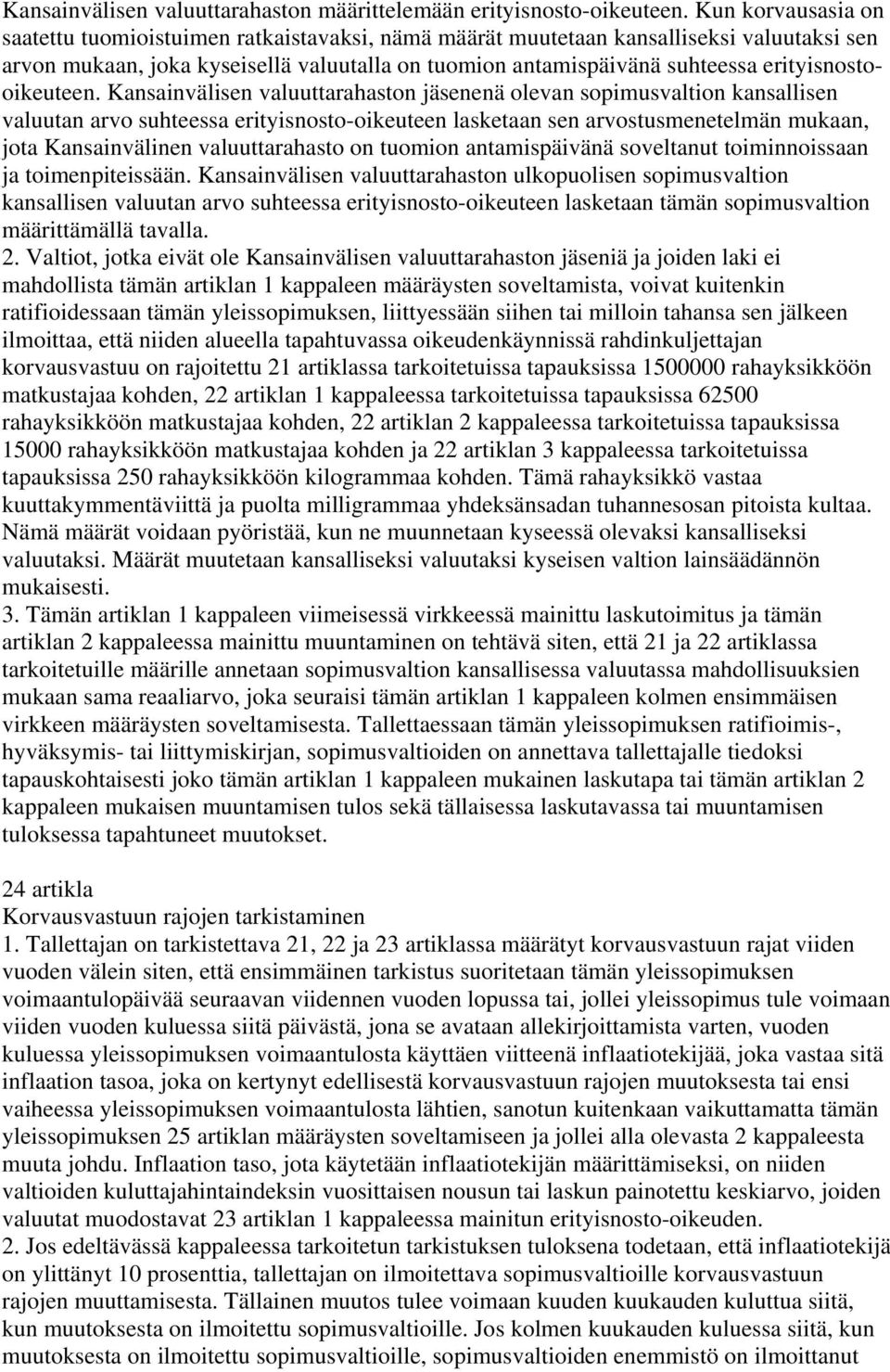 erityisnostooikeuteen.