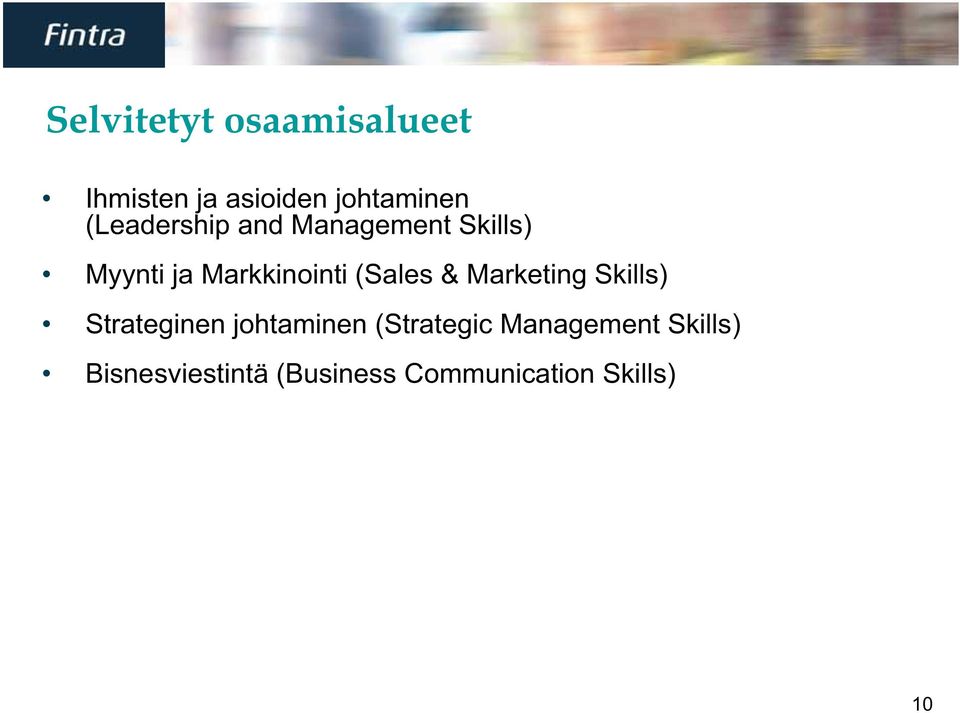 (Sales & Marketing Skills) Strateginen johtaminen (Strategic