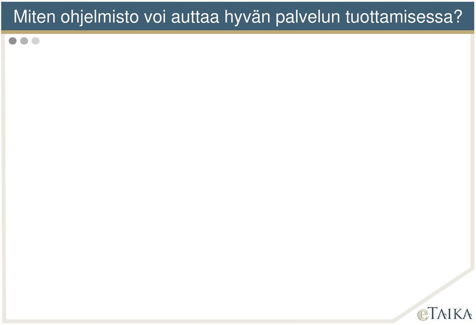 Palvelu on kutsusta kiitokseen henkilökohtaista. Palvelu toimii nopeasti.