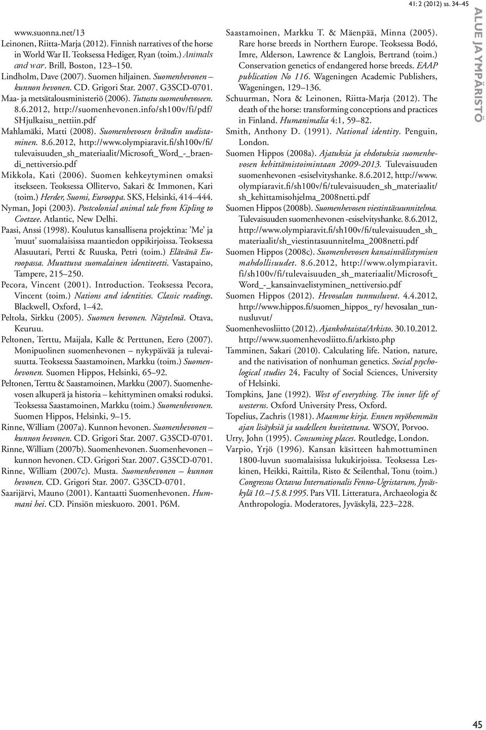 info/sh100v/fi/pdf/ SHjulkaisu_nettiin.pdf Mahlamäki, Matti (2008). Suomenhevosen brändin uudistaminen. 8.6.2012, http://www.olympiaravit.