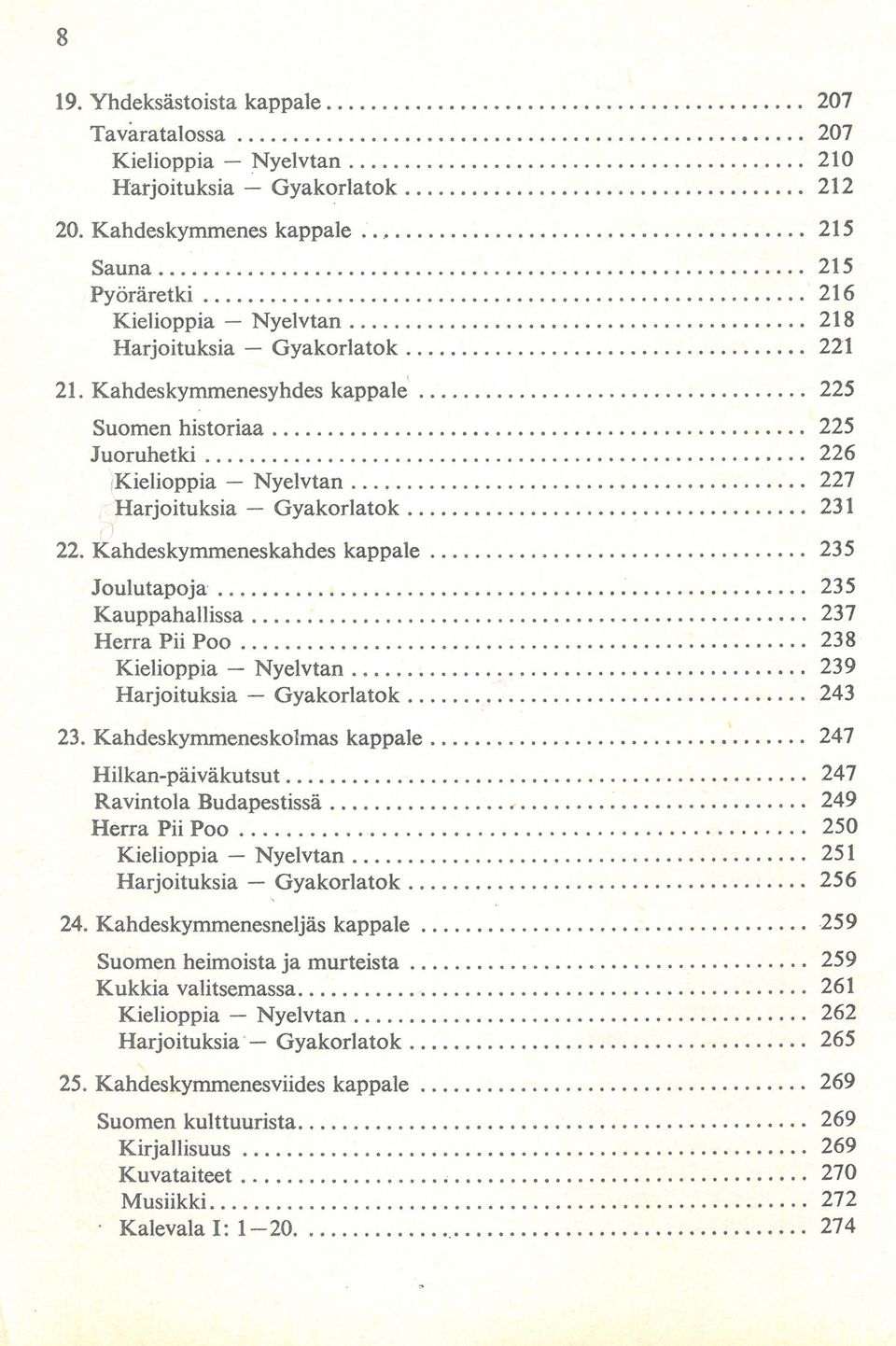 Kahdeskymmeneskahdes kappale 235 Joulutapoja Kauppahallissa Herra Pii Poo 235 237 238 239 243 23.