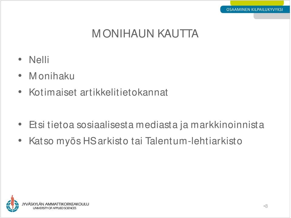 sosiaalisesta mediasta ja markkinoinnista