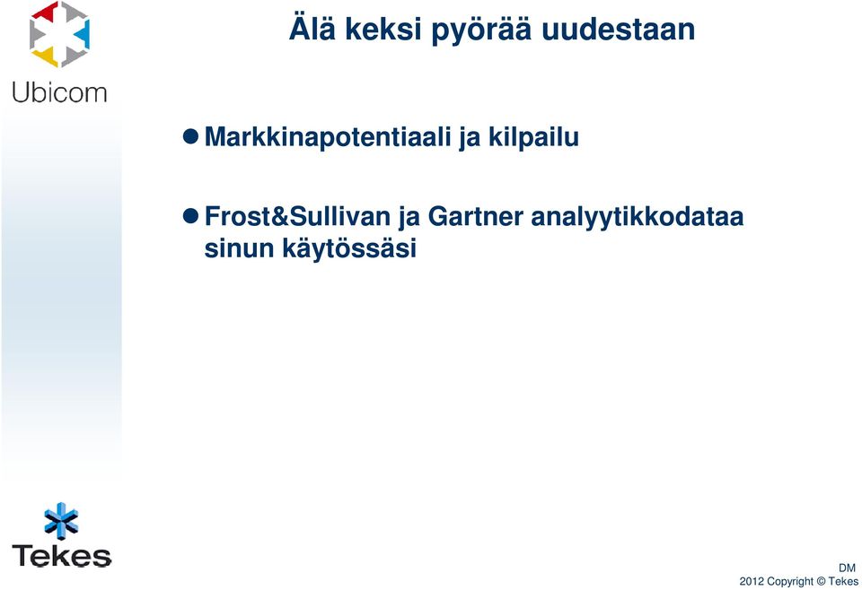 kilpailu Frost&Sullivan ja