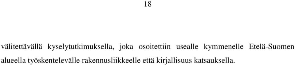 Etelä-Suomen alueella työskentelevälle