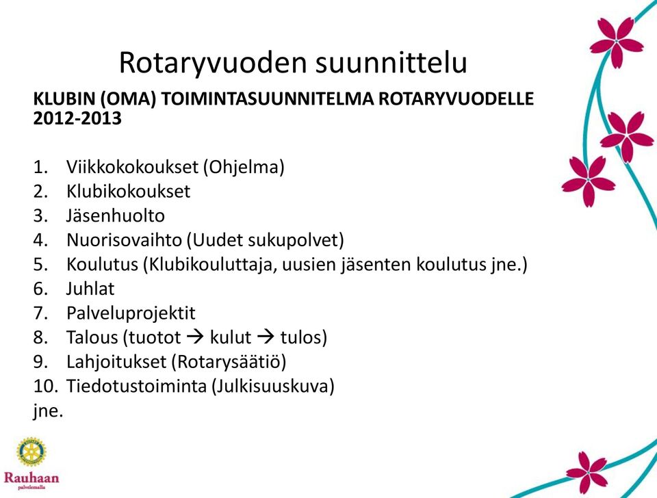 Nuorisovaihto (Uudet sukupolvet) 5.