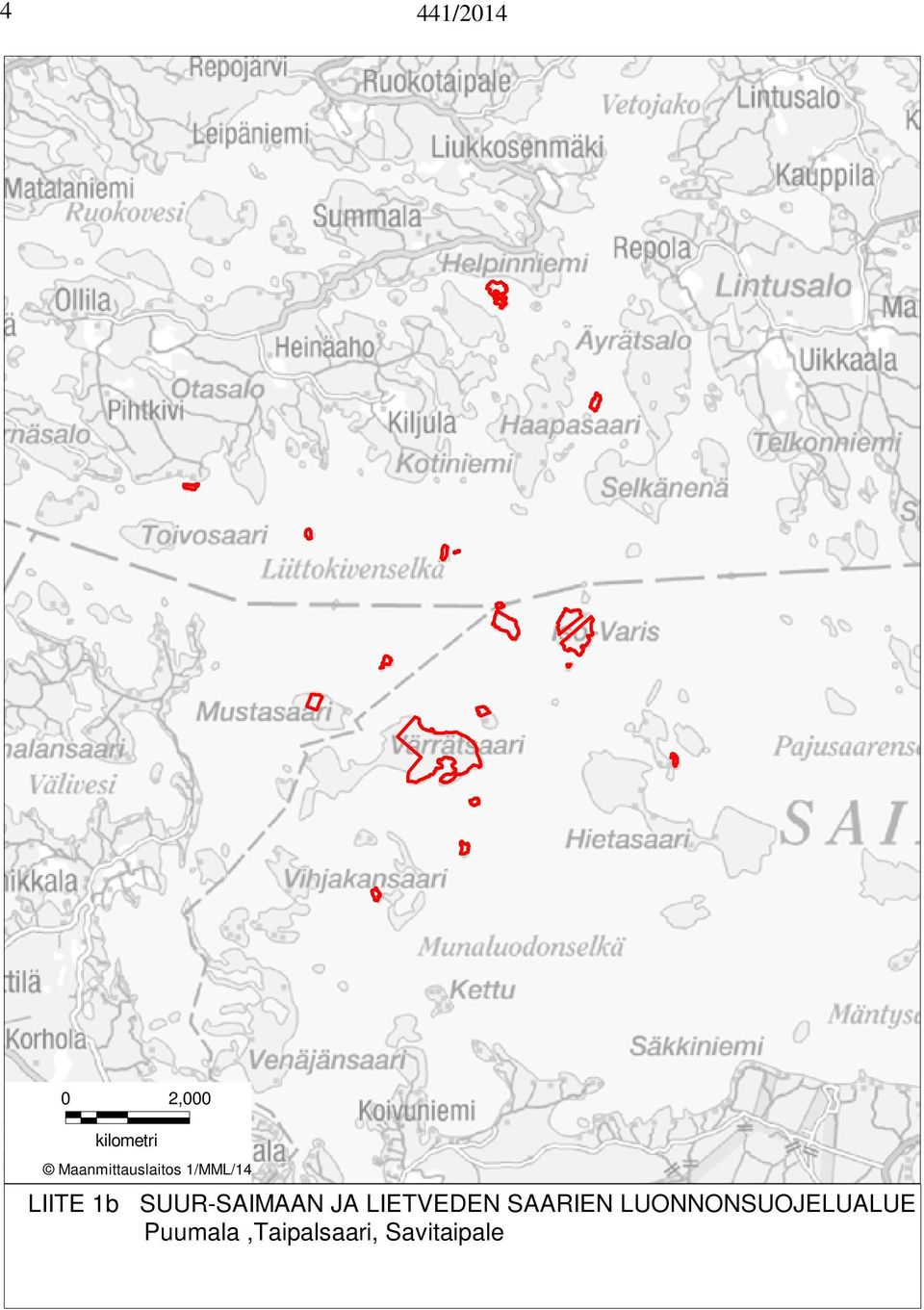 1b SUUR-SAIMAAN JA LIETVEDEN