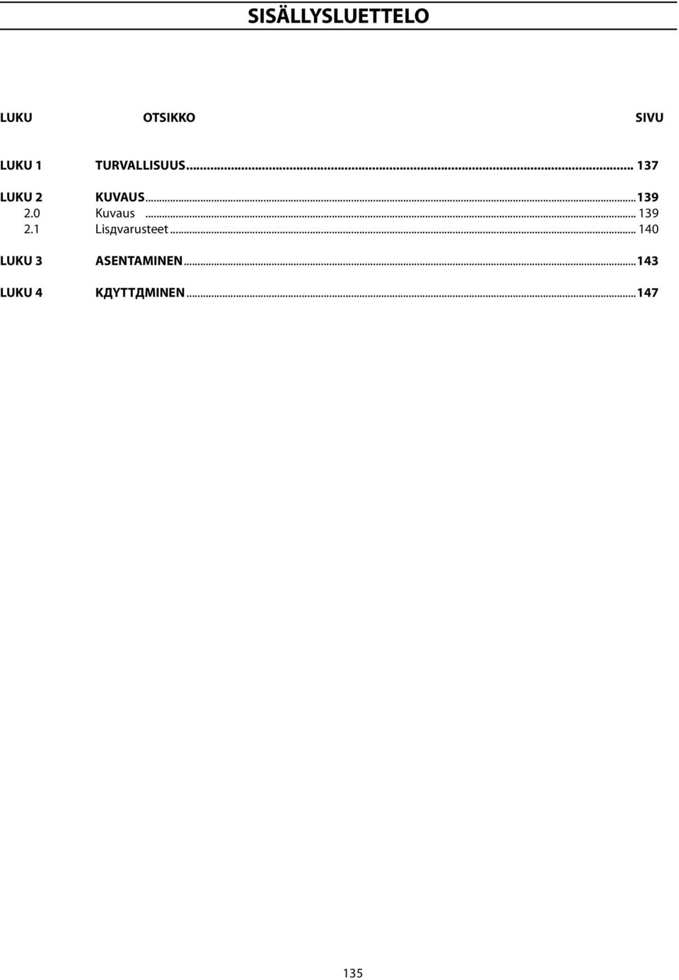 0 Kuvaus... 19 2.1 Lisдvarusteet.