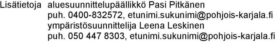 fi ympäristösuunnittelija Leena