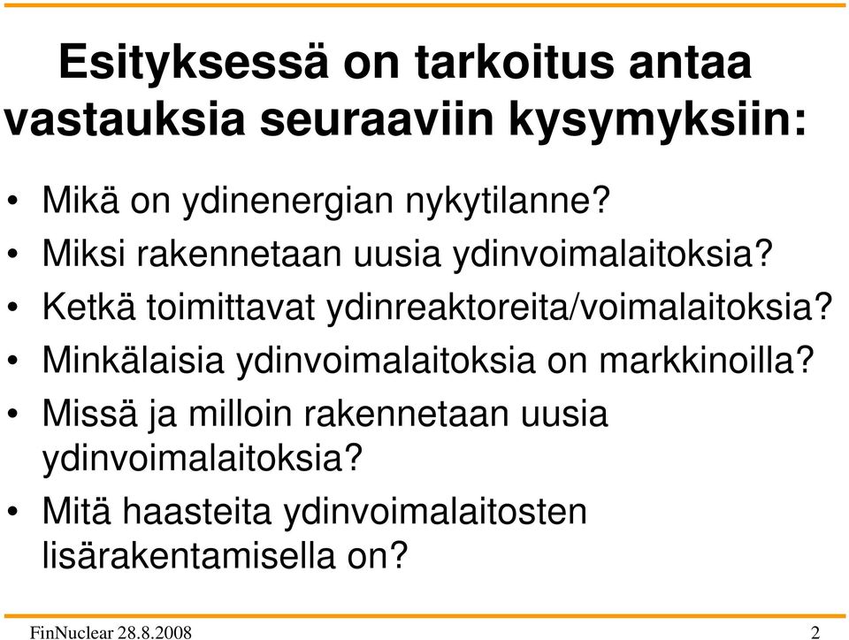 Ketkä toimittavat ydinreaktoreita/voimalaitoksia?