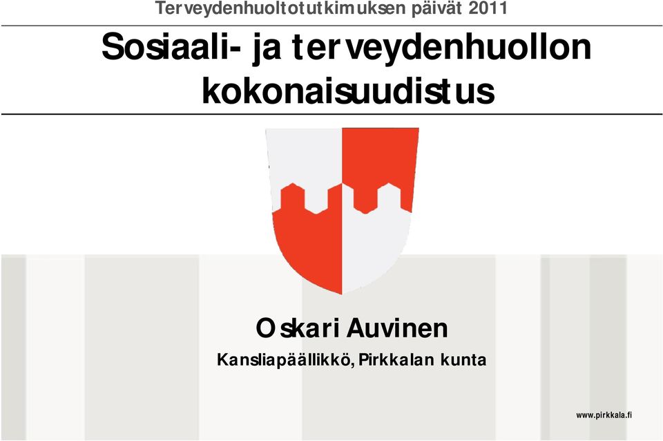 terveydenhuollon kokonaisuudistus