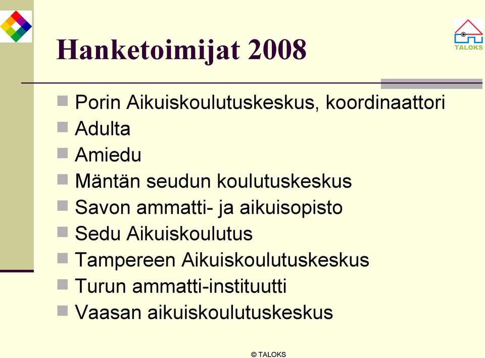 Savon ammatti- ja aikuisopisto Sedu Aikuiskoulutus