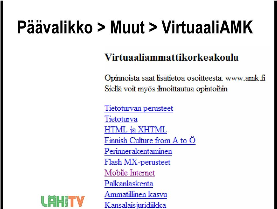 VirtuaaliAMK